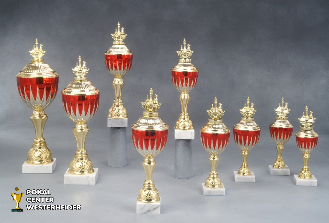 Schach Pokal 'MIRA' mit Figur