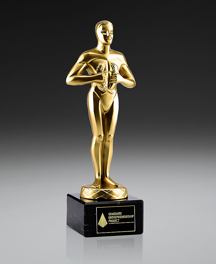 Hollywood Award Standard 24k vergoldet 