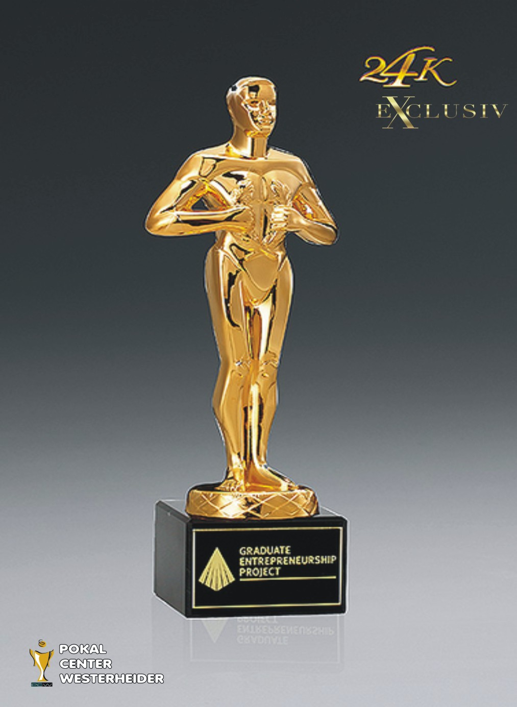 Hollywood Award Standard 24k vergoldet 