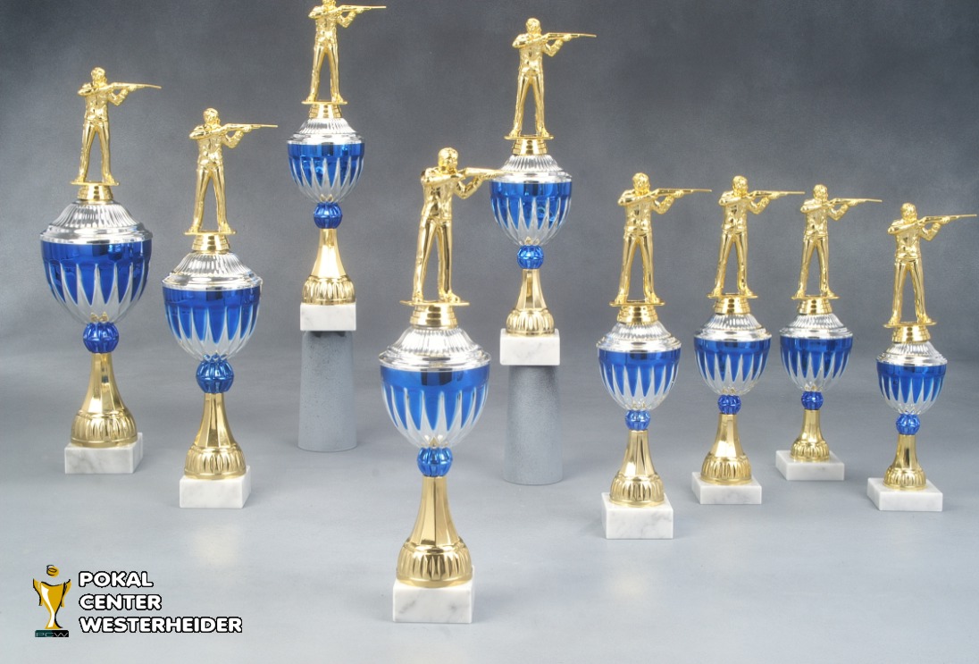 Schützen Pokal 'CHICAGO' mit Figur