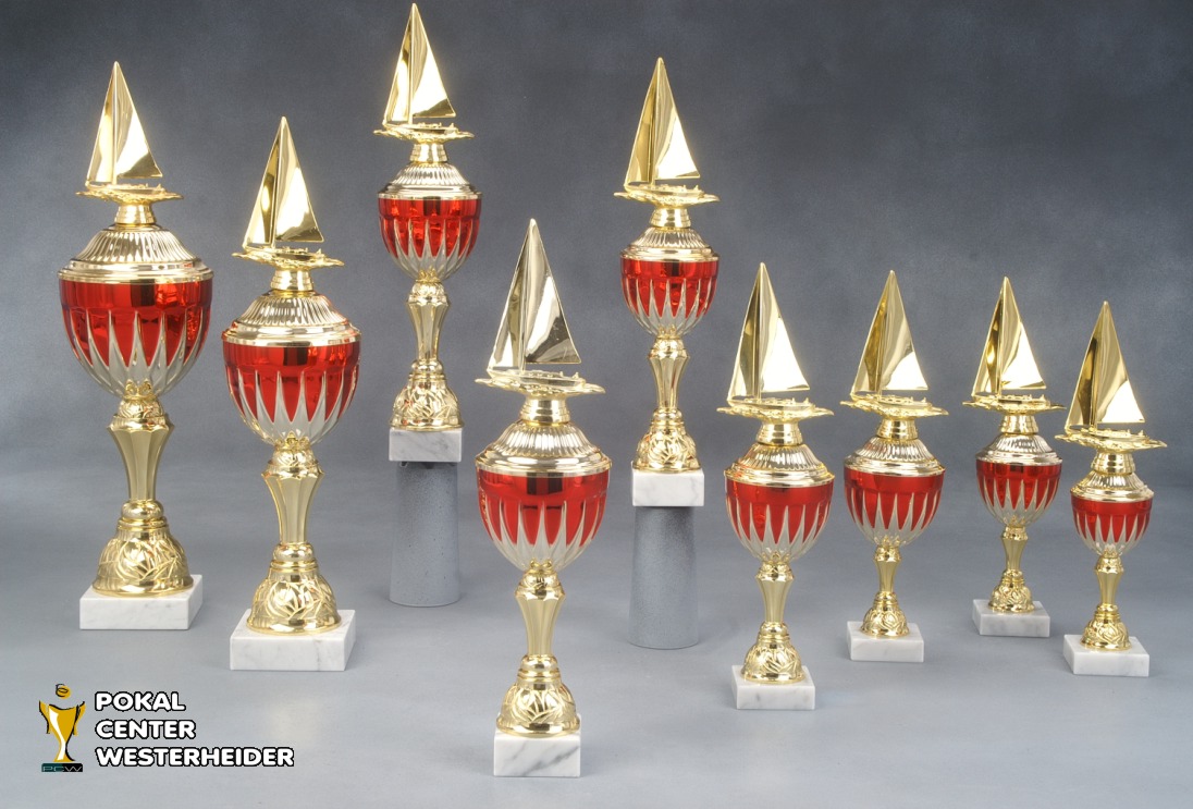 Segeln Pokal 'MIRA' mit Figur