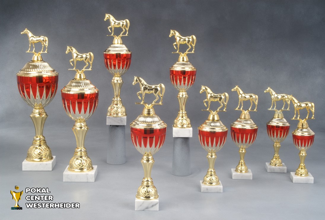 Reitsport Pokal 'MIRA' mit Figur